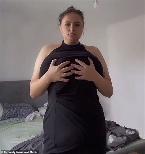 Waitress Who Was Refused Breast Reduction Surgery On The Nhs For Her Jj Bust Raising Funds