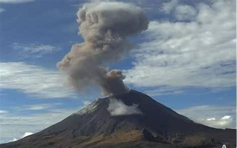 Popocatépetl Registra Fuerte Exhalación De Agua Y Gas El Sol De