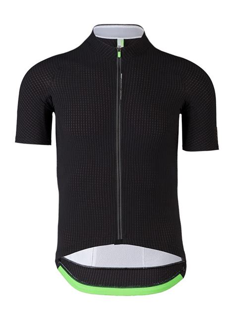 q36 5 l1 summer short sleeve mens cycling jersey black pinstripe