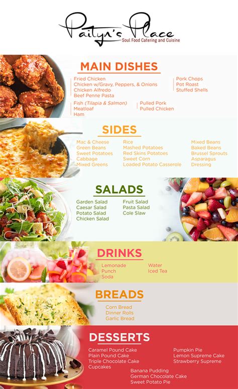 Prepare to be extremely hungry. Menu - PAITYNSPLACE.COM