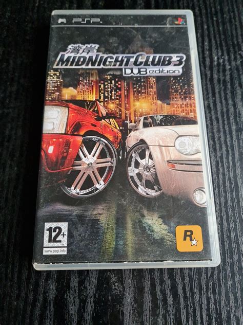 Midnight Club 3 Dub Edition Sony Psp Game 12 Years Good Condition