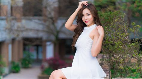 Asian Smiling Brunette Teen Girl Wallpaper 2123 1920x1080 1080p