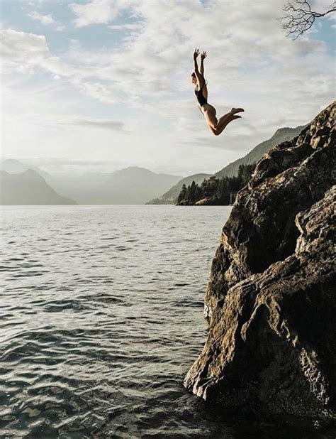 My Favourite Cliff Jumping Spot Near Vancouver Lions Bay Bc