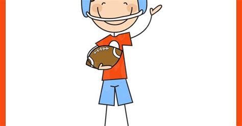 Football Player Stick Figure Clip Art Single comes downloadable in High