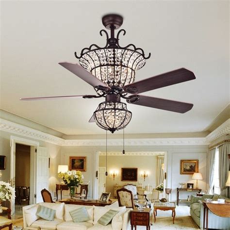 Elegant Ceiling Fans With Crystals