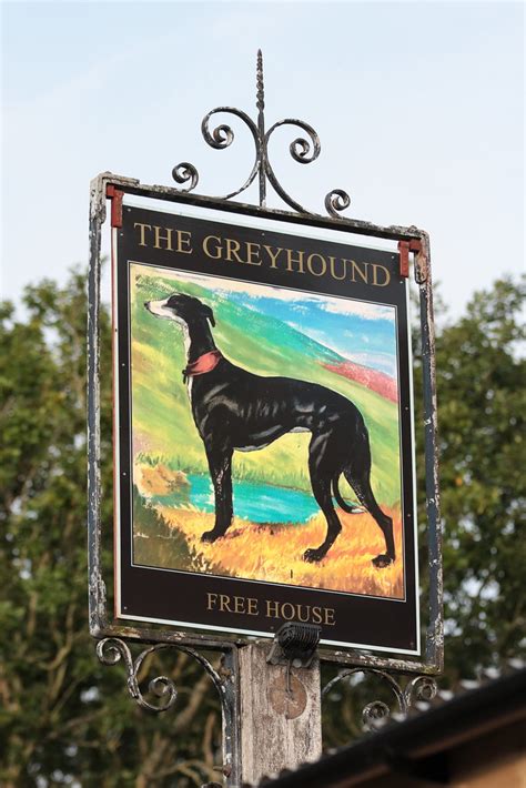 The Greyhound Pub Sign Charcott Kent Uk David Seall Flickr