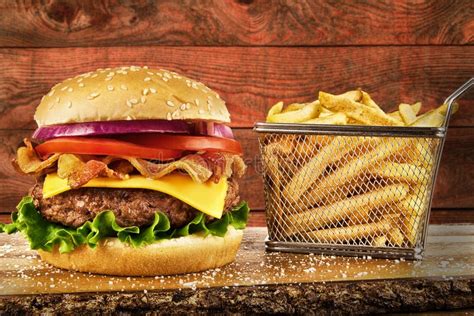 265 Cheeseburger Basket French Fries Stock Photos Free And Royalty Free