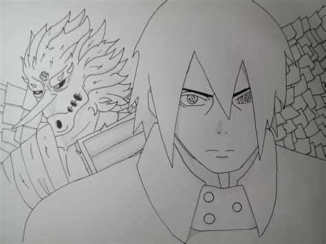 He Hasnt Shown His Susanoo In Boruto Yet But Here It Is A Drawing I Made Rboruto