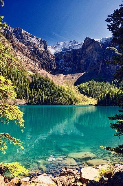 Moraine Lake Banff National Park Alberta Canada Beautiful