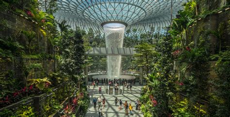 They Fit The Worlds Largest Indoor Waterfall Inside A Singapore