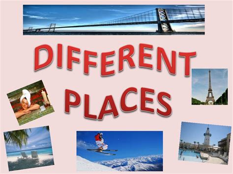 Ppt Different Places Powerpoint Presentation Free Download Id6497673