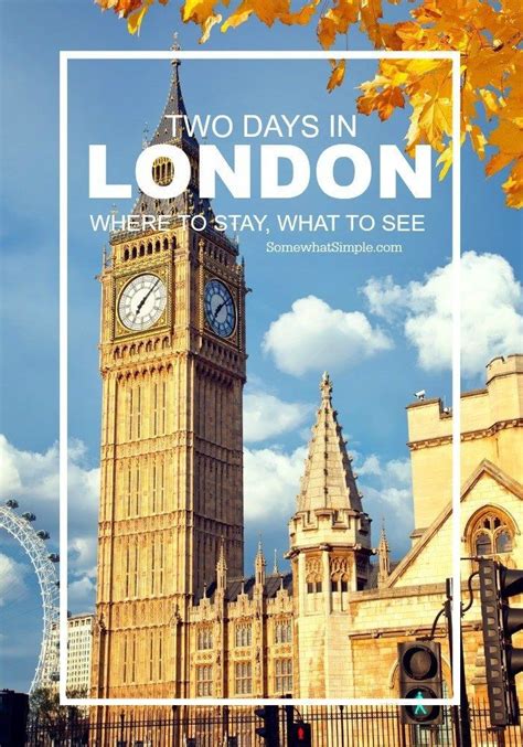 Voyage à Londres Guide Pour Tout Voir En Deux Jours London Travel