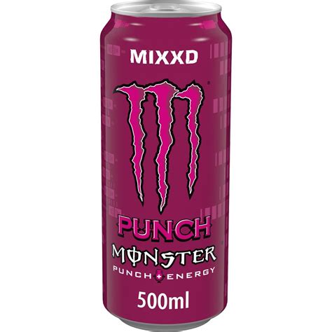 Monster Energy Boisson énergisante Gazeuse Punch Mixxd Energy Boîte