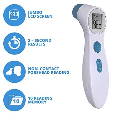 Care Touch Infrared Forehead Thermometer Non Contact Digital Infrared