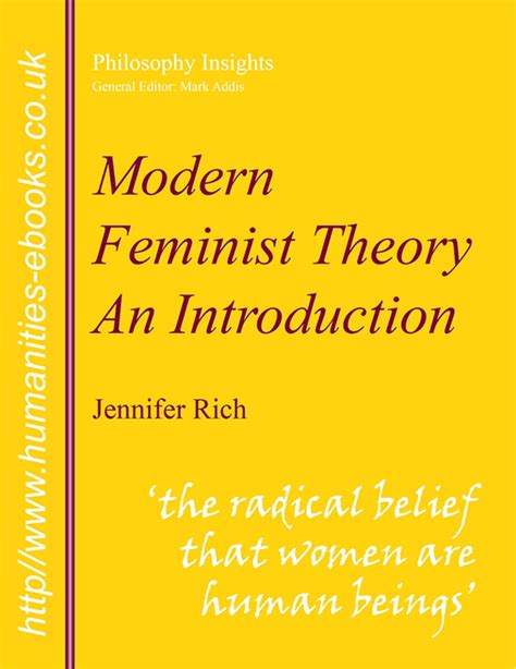 Modern Feminist Theory Ebook By Jennifer Rich Epub Book Rakuten