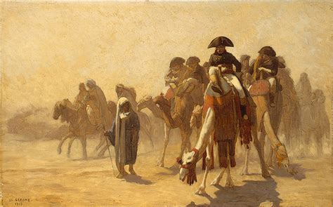 The corsican general set sail eastwards with 300 ships in 1798, aiming to conquer egypt and. ART and ARCHITECTURE, mainly: Napoleon - military leader ...