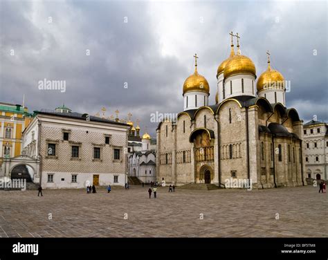 The Assumption Cathedral In Moscow Kremlin Stock Photo Alamy