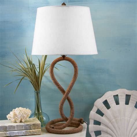 Twisted Rope Lamp Wshade © Twos Company Rope Lamp Lamp Ocean Home