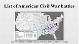 List Of The Civil War Battles Images