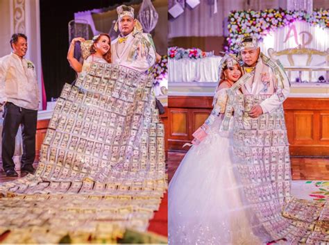 Couple Wrap And Crown With Money Worth Over Php800000 During Money