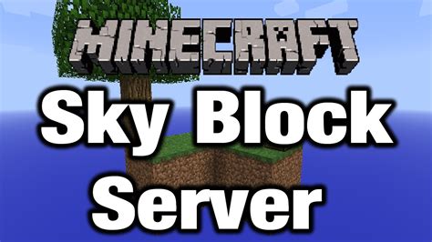 Minecraft Sky Block Server Map Download Youtube