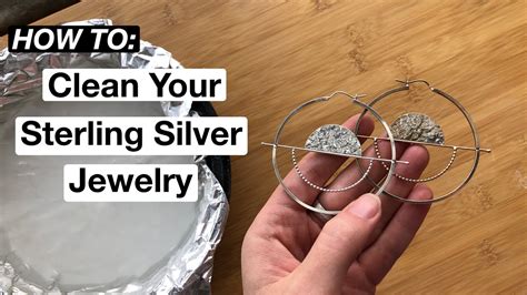 How To Clean Your Sterling Silver Jewelry Easy Diy At Home With Foil