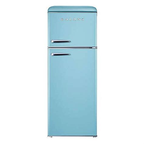 Galanz Glr Tbeer Retro Top Mount Refrigerator Dual Door Fridge