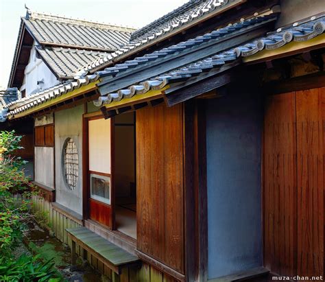 Traditional Japanese House Circular Window
