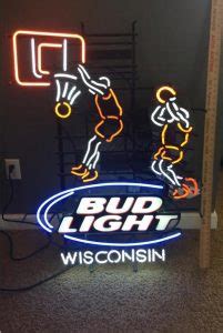 Our neon signs are affordable, decorative and last for years. Bud Light Wisconsin Basketball Neon Sign Tube Neon Light ...