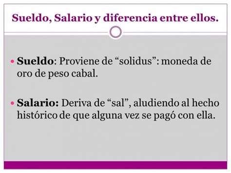 Cuadros Comparativos Entre Sueldo Y Salario Cuadro Comparativo