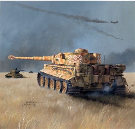 Tiger Tank Painting At Paintingvalley Com Explore Collection Of Tiger
