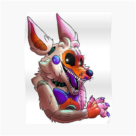 art and collectibles colored pencil fnaf wall decor mangle poster five nights at freddy s art