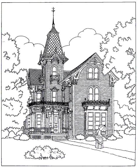 Download and print this house coloring pages to print brick house in three little pigs for the cost of nothing, only at everfreecoloring.com. Victorian House printable coloring book page. A High-Victorian Gothic from Earlville, NY ...