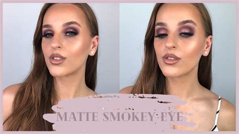 Matte Smokey Eye Tutorial FULL GLAM Elle Leigh YouTube