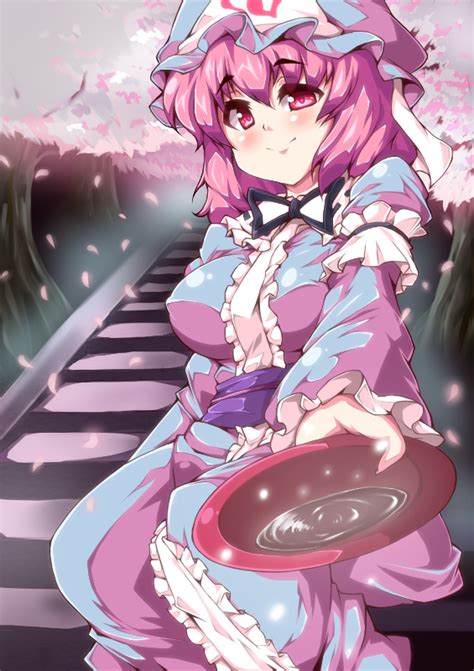 Saigyouji Yuyuko Touhou Drawn By Moisture Chichi Danbooru