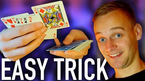 learn the easiest card trick ever best card magic revealed ish youtube