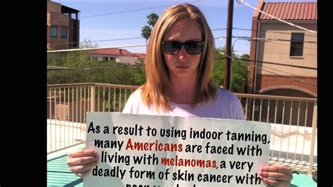 Indoor Tanning Leads To Skin Cancer Youtube
