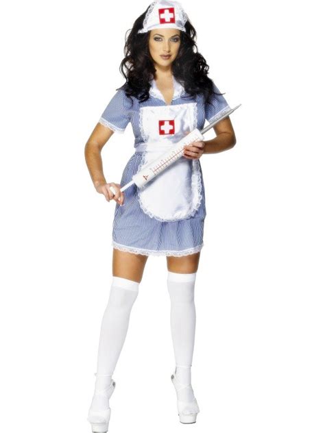 New Adult Sexy Naughty Nurse Uniform Ladies Fancy Dress Hen Party