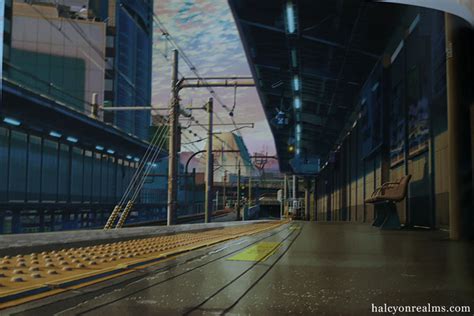 Your Name Makoto Shinkai Anime Background Art Book Review Halcyon