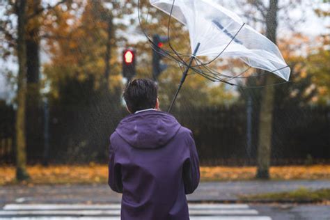 Broken Umbrella Rain Stock Photos Pictures And Royalty Free Images Istock