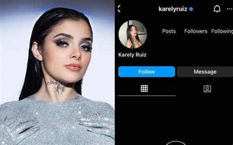Karely Ruiz Recupera Su Cuenta De Instagram Y Deja Misterioso Mensaje