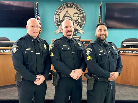 Springfield Police Department Promotes Three