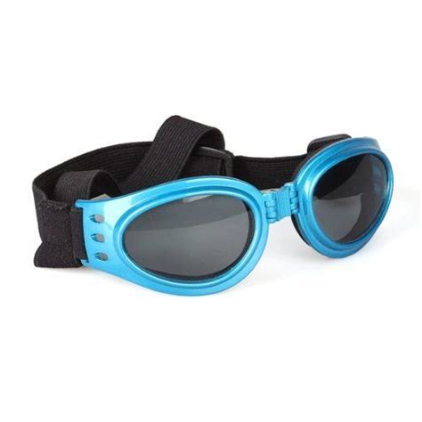 Sodialr Blue Framed Pet Puppy Dog Uv Protection Doggles Goggles