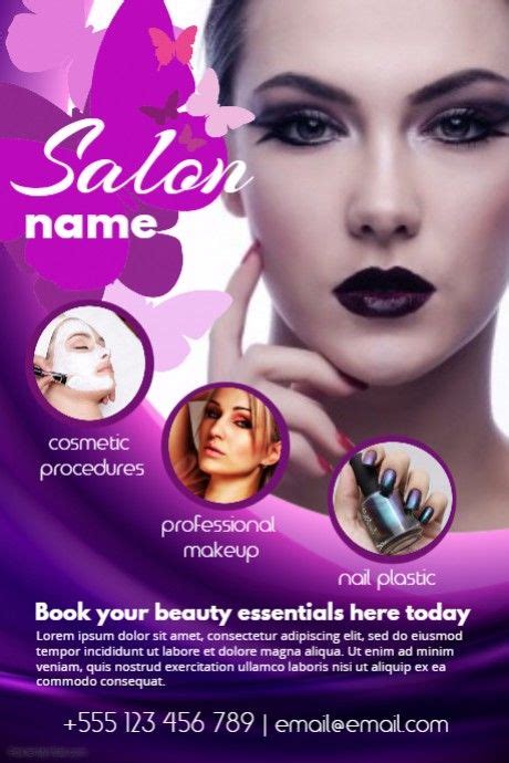 Beauty And Diet Poster Templates Postermywall Web Marketing Video
