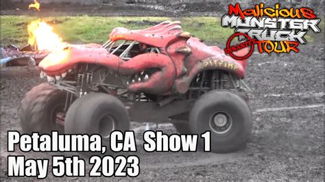 Malicious Monster Truck Insanity Tour Petaluma Ca 5523 Full