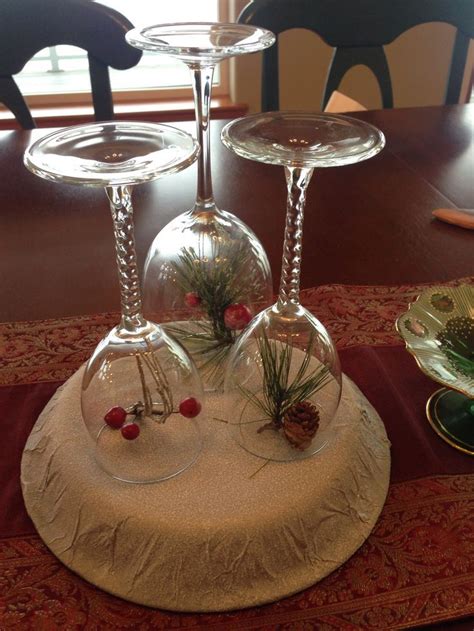 205 Best Wine Glass Centerpieces Images On Pinterest Wine Glass