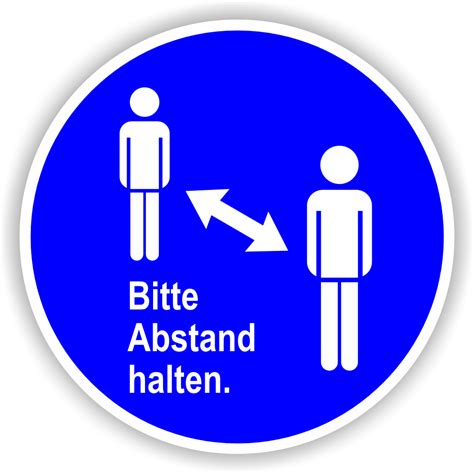 Hier finden sie poster zum thema ‚abstand halten' als kostenlosen download zum ausdrucken. Gebot: "Bitte Abstand halten" Schild