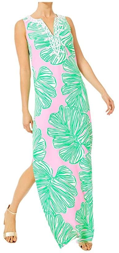Lilly Pulitzer Carlotta Maxi Dress Mandevilla Baby Who Let The Fronds