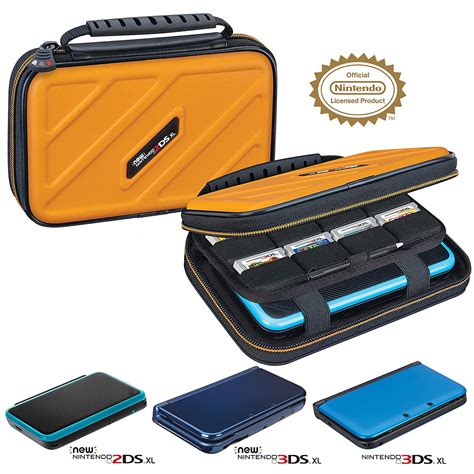 buy officially licensed hard protective 3ds xl carrying case compatiable with nintendo 3ds xl