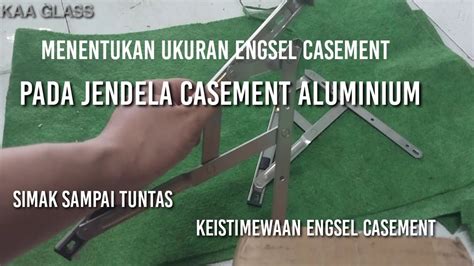 Cara Menentukan Ukuran Engsel Casement Pada Jendela Casement Youtube